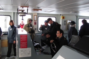 Orca's Bridge Crew & Visitors