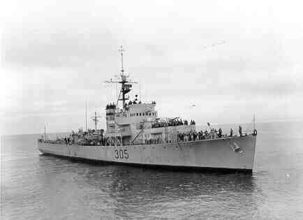 Bravo Cruise, 1962, HMCS La Hulloise